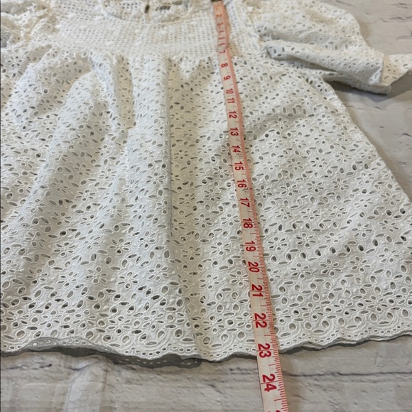ULLA JOHNSON Eyelet Lenna Top size 4 - Picture 16 of 16